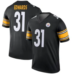 Daijun Edwards Pittsburgh Steelers Legend Youth Jersey (Black)
