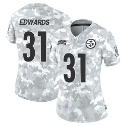 Daijun Edwards Pittsburgh Steelers Limited Women's 2024 Salute to Service Jersey (Arctic Camo)