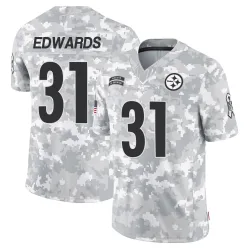 Daijun Edwards Pittsburgh Steelers Limited Youth 2024 Salute to Service Jersey (Arctic Camo)