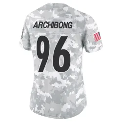Daniel Archibong Pittsburgh Steelers Limited Women's 2024 Salute to Service Jersey (Arctic Camo)