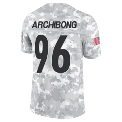 Daniel Archibong Pittsburgh Steelers Limited Youth 2024 Salute to Service Jersey (Arctic Camo)