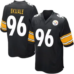 Daniel Ekuale Pittsburgh Steelers Game Youth Team Color Jersey (Black)