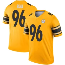Daniel Ekuale Pittsburgh Steelers Legend Youth Inverted Jersey (Gold)