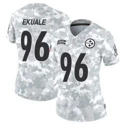 Daniel Ekuale Pittsburgh Steelers Limited Women's 2024 Salute to Service Jersey (Arctic Camo)