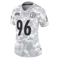 Daniel Ekuale Pittsburgh Steelers Limited Women's 2024 Salute to Service Jersey (Arctic Camo)