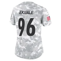 Daniel Ekuale Pittsburgh Steelers Limited Women's 2024 Salute to Service Jersey (Arctic Camo)
