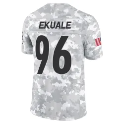 Daniel Ekuale Pittsburgh Steelers Limited Youth 2024 Salute to Service Jersey (Arctic Camo)