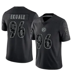 Daniel Ekuale Pittsburgh Steelers Limited Youth Reflective Jersey (Black)