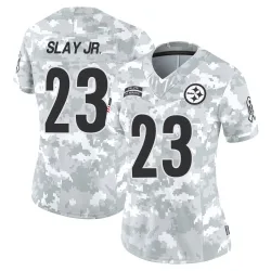 Darius Slay Jr. Pittsburgh Steelers Limited Women's 2024 Salute to Service Jersey (Arctic Camo)