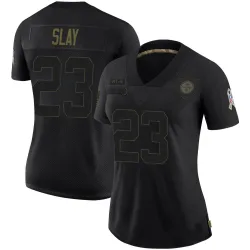 Darius Slay Pittsburgh Steelers Limited Women's 2020 Salute To Service Jersey (Black)