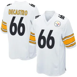 David DeCastro Pittsburgh Steelers Game Men's Jersey (White)