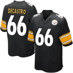 David DeCastro Pittsburgh Steelers Game Men's Team Color Jersey (Black)