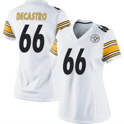 David DeCastro Pittsburgh Steelers Game Women's Jersey (White)