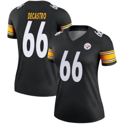 David DeCastro Pittsburgh Steelers Legend Women's Jersey (Black)