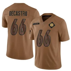 David DeCastro Pittsburgh Steelers Limited Men's 2023 Salute To Service Jersey (Brown)