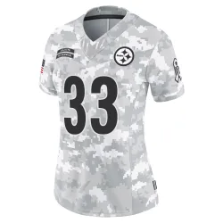 David Perales Pittsburgh Steelers Limited Women's 2024 Salute to Service Jersey (Arctic Camo)