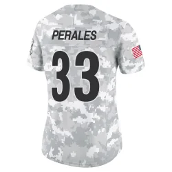 David Perales Pittsburgh Steelers Limited Women's 2024 Salute to Service Jersey (Arctic Camo)
