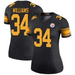 DeAngelo Williams Pittsburgh Steelers Legend Women's Color Rush Jersey (Black)
