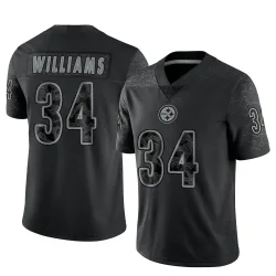DeAngelo Williams Pittsburgh Steelers Limited Youth Reflective Jersey (Black)