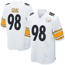 DeMarvin Leal Pittsburgh Steelers Game Men's Jersey (White)