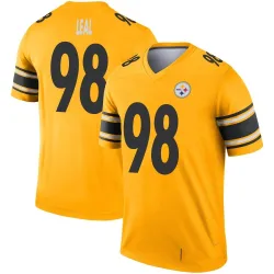 DeMarvin Leal Pittsburgh Steelers Legend Youth Inverted Jersey (Gold)