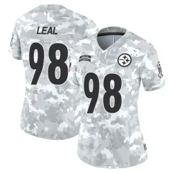DeMarvin Leal Pittsburgh Steelers Limited Women's 2024 Salute to Service Jersey (Arctic Camo)