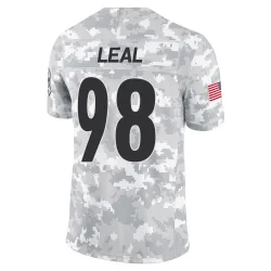 DeMarvin Leal Pittsburgh Steelers Limited Youth 2024 Salute to Service Jersey (Arctic Camo)