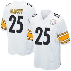 DeShon Elliott Pittsburgh Steelers Game Men's Jersey (White)