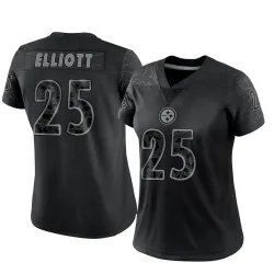 DeShon Elliott Pittsburgh Steelers Limited Women's Reflective Jersey (Black)