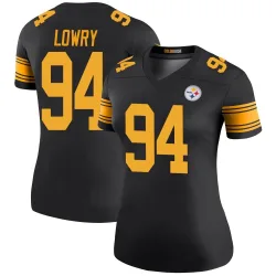 Dean Lowry Pittsburgh Steelers Legend Women's Color Rush Jersey (Black)