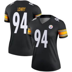 Dean Lowry Pittsburgh Steelers Legend Women's Jersey (Black)