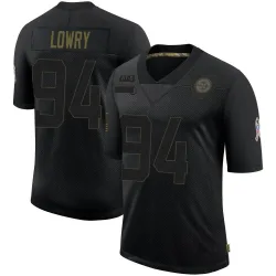 Dean Lowry Pittsburgh Steelers Limited Men's 2020 Salute To Service Jersey (Black)