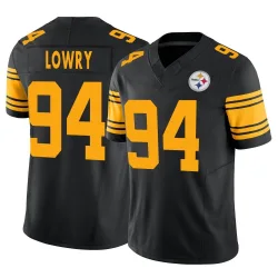 Dean Lowry Pittsburgh Steelers Limited Men's 2nd Alternate Vapor F.U.S.E. Jersey (Black)