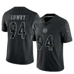 Dean Lowry Pittsburgh Steelers Limited Men's Reflective Jersey (Black)