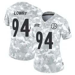 Dean Lowry Pittsburgh Steelers Limited Women's 2024 Salute to Service Jersey (Arctic Camo)
