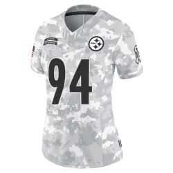 Dean Lowry Pittsburgh Steelers Limited Women's 2024 Salute to Service Jersey (Arctic Camo)