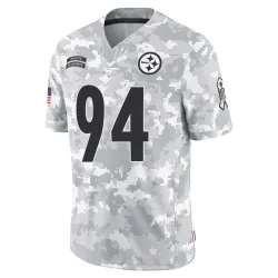 Dean Lowry Pittsburgh Steelers Limited Youth 2024 Salute to Service Jersey (Arctic Camo)