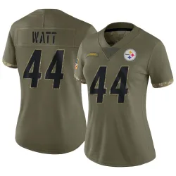 Derek Watt Pittsburgh Steelers Limited Women's 2022 Salute To Service Jersey (Olive)