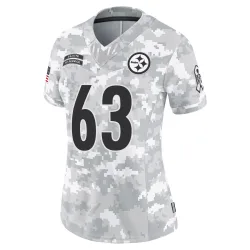 Dermontti Dawson Pittsburgh Steelers Limited Women's 2024 Salute to Service Jersey (Arctic Camo)