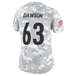 Dermontti Dawson Pittsburgh Steelers Limited Women's 2024 Salute to Service Jersey (Arctic Camo)