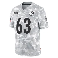 Dermontti Dawson Pittsburgh Steelers Limited Youth 2024 Salute to Service Jersey (Arctic Camo)
