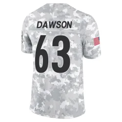 Dermontti Dawson Pittsburgh Steelers Limited Youth 2024 Salute to Service Jersey (Arctic Camo)