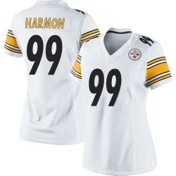 Derrick Harmon Pittsburgh Steelers Game Women's Jersey (White)