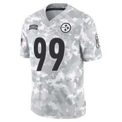 Derrick Harmon Pittsburgh Steelers Limited Men's 2024 Salute to Service Jersey (Arctic Camo)
