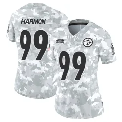 Derrick Harmon Pittsburgh Steelers Limited Women's 2024 Salute to Service Jersey (Arctic Camo)