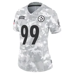 Derrick Harmon Pittsburgh Steelers Limited Women's 2024 Salute to Service Jersey (Arctic Camo)