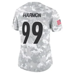 Derrick Harmon Pittsburgh Steelers Limited Women's 2024 Salute to Service Jersey (Arctic Camo)