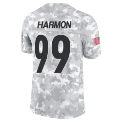 Derrick Harmon Pittsburgh Steelers Limited Youth 2024 Salute to Service Jersey (Arctic Camo)