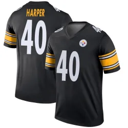Devin Harper Pittsburgh Steelers Legend Men's Jersey (Black)
