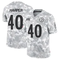 Devin Harper Pittsburgh Steelers Limited Men's 2024 Salute to Service Jersey (Arctic Camo)